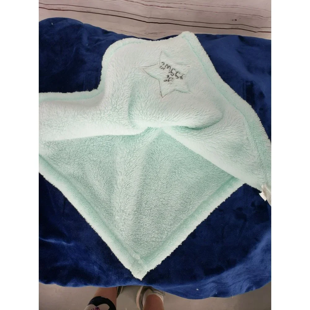 Baby Gear Unisex Lovey Baby Blanket‎ Security Bear Cloud So Sweet Star Aqua Gray